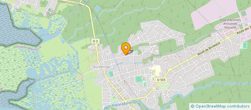localisation de l'entreprise SPJ HABITAT  AUDENGE