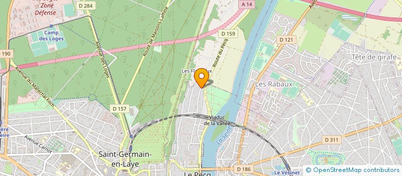 localisation de l'entreprise SPJ INV  LE PECQ