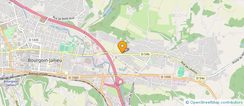 localisation de l'entreprise SPJC SCI  RUY-MONTCEAU