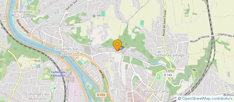 localisation de l'entreprise SPJF  FONTAINES-SUR-SAONE