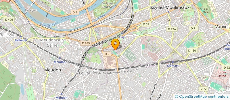 localisation de l'entreprise SPJL à ISSY-LES-MOULINEAUX