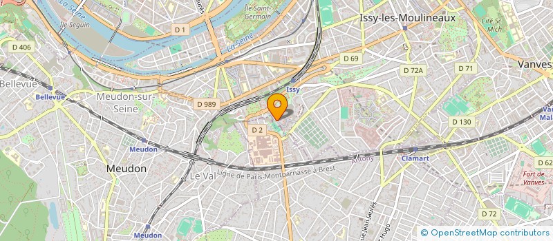 localisation de l'entreprise SPJL EDITIONS à ISSY-LES-MOULINEAUX