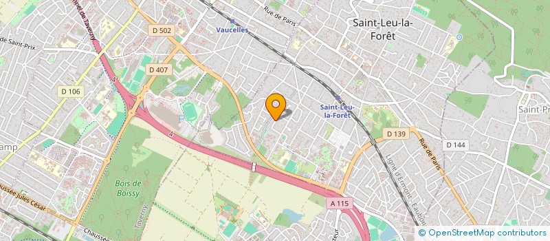 localisation de l'entreprise SPJO  SAINT-LEU-LA-FORET