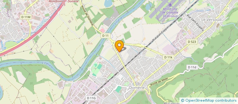 localisation de l'entreprise SPK 38  DOMENE