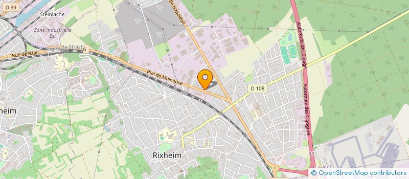 localisation de l'entreprise SPK  RIXHEIM