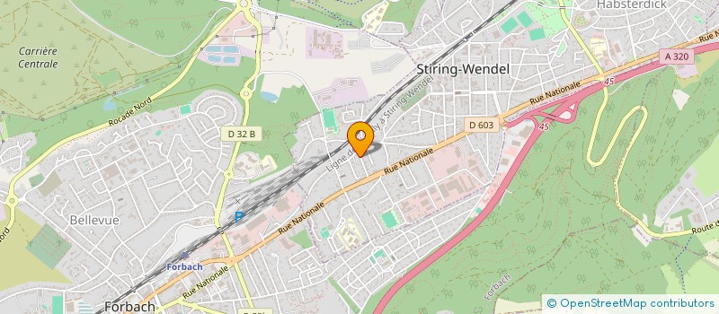 localisation de l'entreprise SPK 57  STIRING-WENDEL