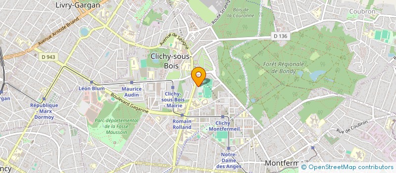 localisation de l'entreprise SPK SECUR à CLICHY-SOUS-BOIS