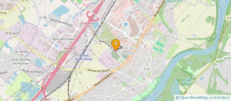 localisation de l'entreprise SPKTR  PORTET-SUR-GARONNE