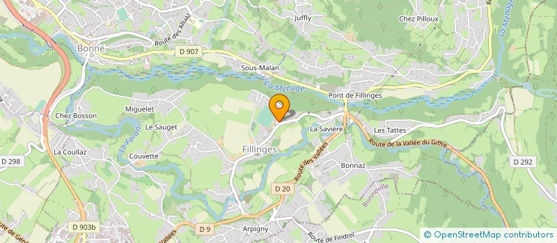 localisation de l'entreprise SPL 2D4R à FILLINGES