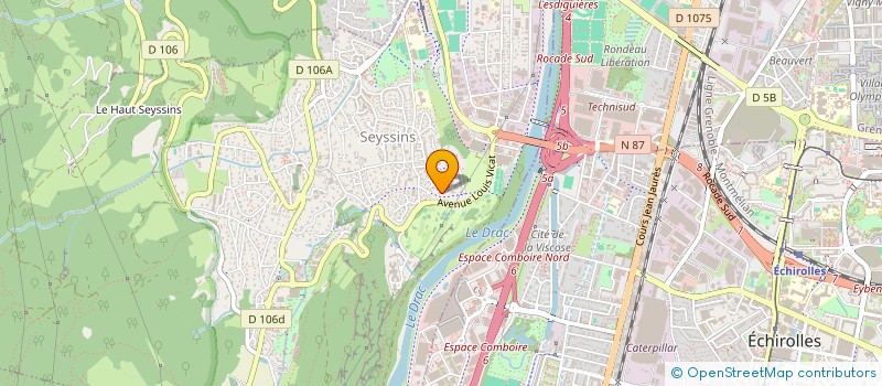 localisation de l'entreprise SPL  SEYSSINS