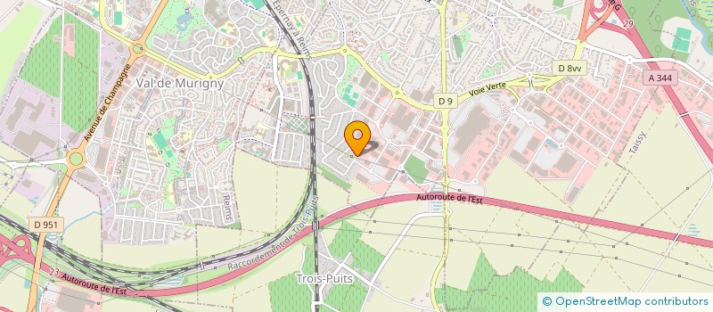 localisation de l'entreprise SPL  CORMONTREUIL