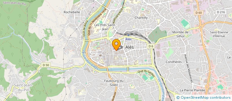 localisation de l'entreprise SPL ALES CEVENNES à ALES