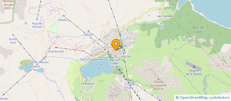 localisation de l'entreprise SPL ALLIANCE LOCALE POUR LA TRANSITION DES TERRITOIRES D'ALTITUDE (A.L.T.T.A.)  TIGNES