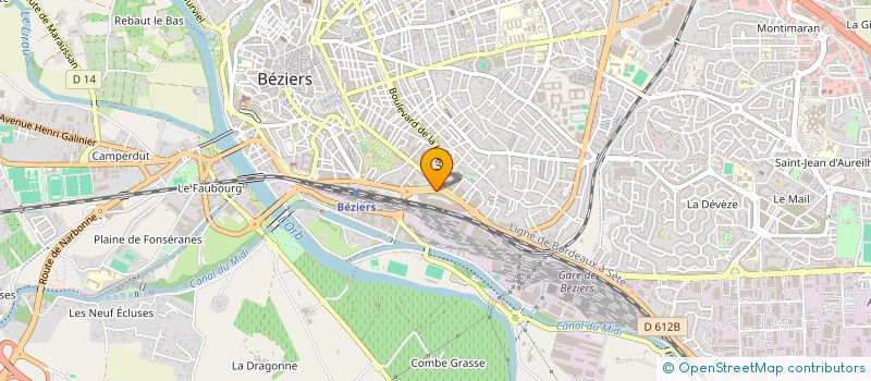 localisation de l'entreprise SPL BEZIERS&CO à BEZIERS