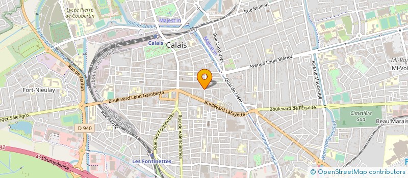 localisation de l'entreprise SPL COMMERCE ET CENTRE URBAIN CALAIS à CALAIS