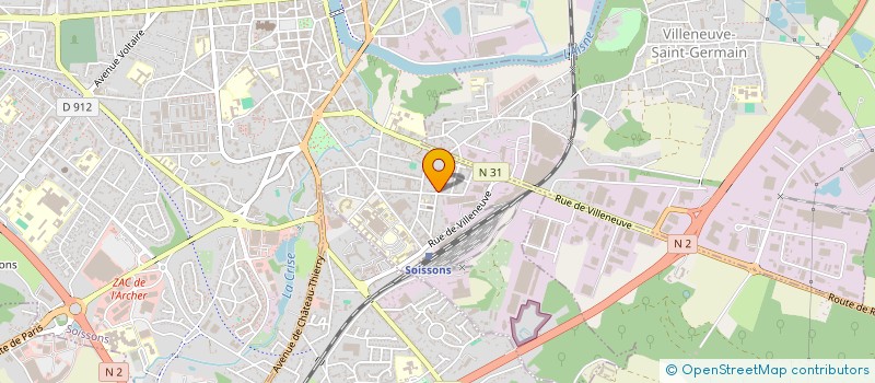 localisation de l'entreprise SPL CONSEIL à SOISSONS