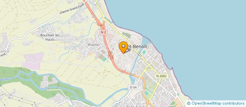 localisation de l'entreprise SPL EST REUNION DEVELLOPPEMENT  SAINT-BENOIT