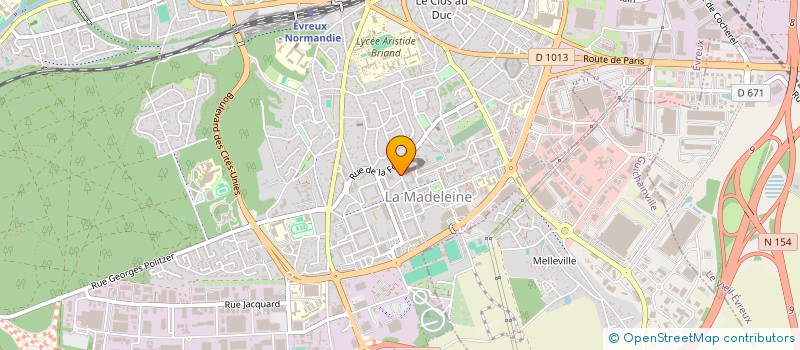 localisation de l'entreprise SPL EVREUX NORMANDIE AMENAGEMENT  EVREUX