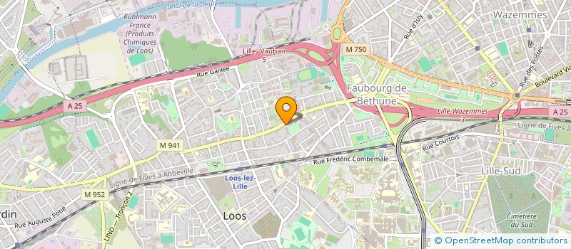 localisation de l'entreprise SPL IMMO  LOOS