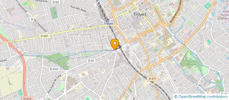 localisation de l'entreprise SPL IMMOBILIERE SUD CHAMPAGNE  TROYES