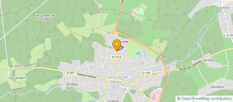 localisation de l'entreprise SPL INVESTISSEMENT  CASTELNAU-DE-MEDOC