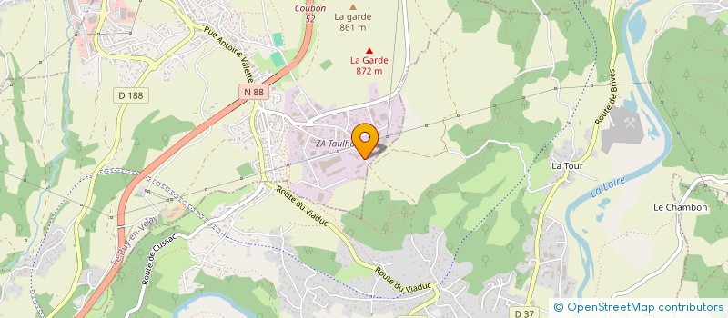 localisation de l'entreprise SPL METALLURGIE à LE PUY-EN-VELAY