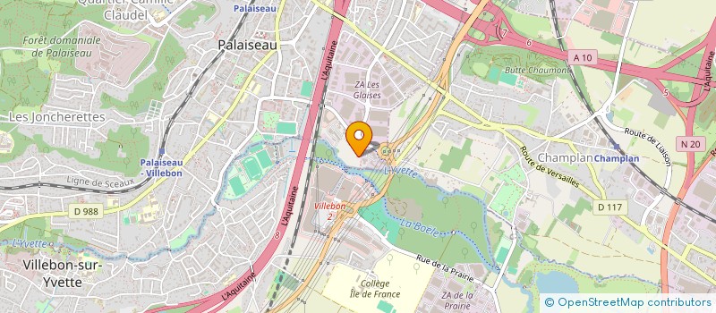 localisation de l'entreprise SPL NORD ESSONNE à PALAISEAU