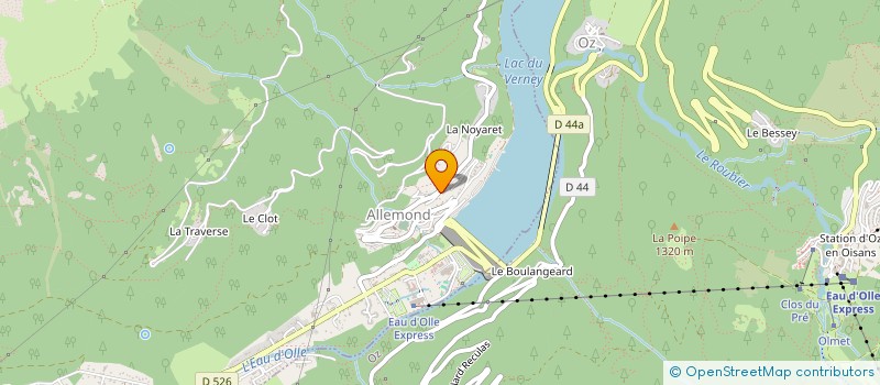 localisation de l'entreprise SPL OZ-VAUJANY à ALLEMOND