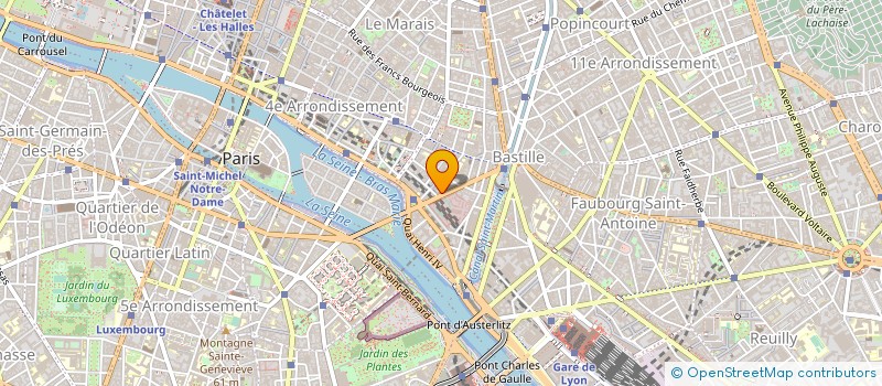 localisation de l'entreprise SPL PARISEINE à PARIS