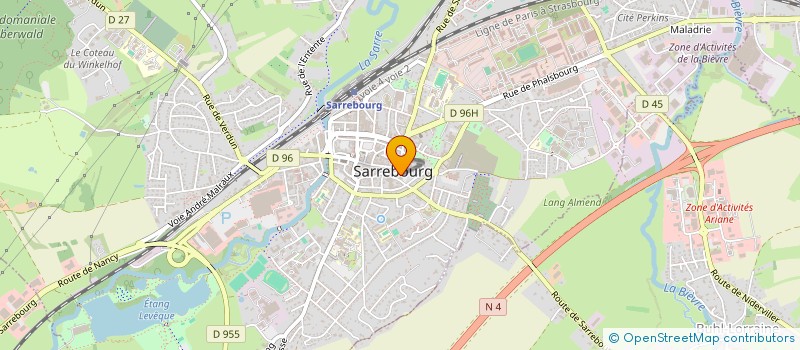 localisation de l'entreprise SPL SARREBOURG CULTURE à SARREBOURG
