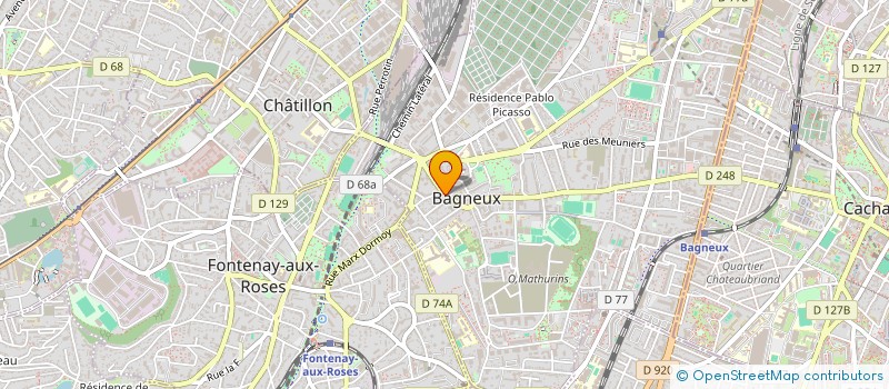 localisation de l'entreprise SPL SECURITE à BAGNEUX