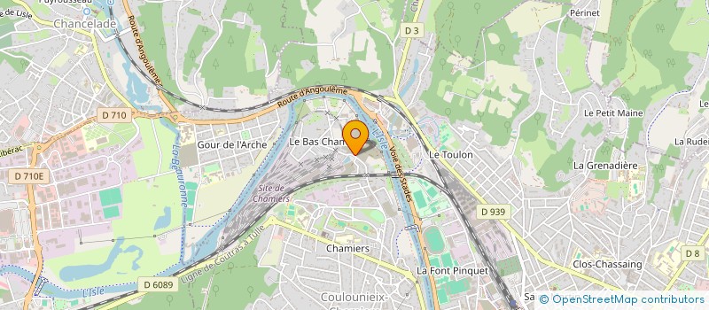 localisation de l'entreprise SPL SILOT  COULOUNIEIX-CHAMIERS