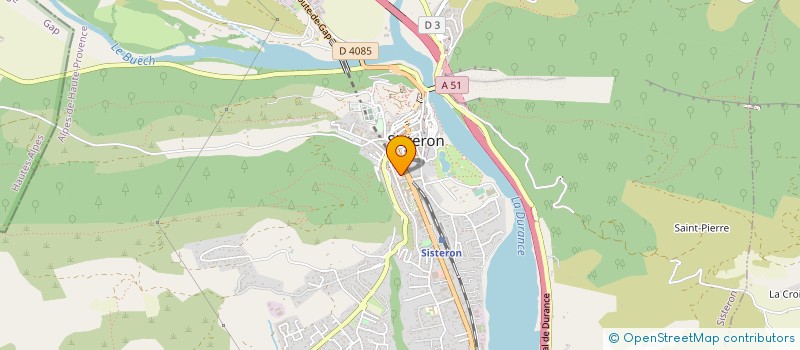 localisation de l'entreprise SPL SISTERONAIS BUECH à SISTERON