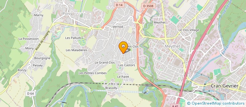 localisation de l'entreprise SPLAAACH  POISY