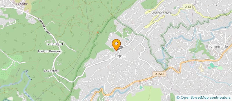 localisation de l'entreprise SPLAG  LE TIGNET