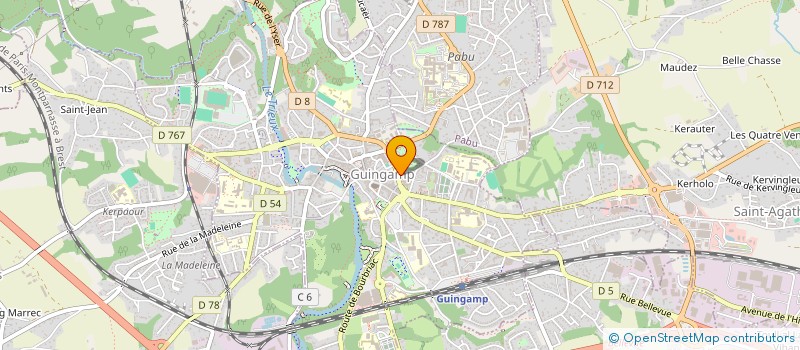 localisation de l'entreprise SPLANN à GUINGAMP