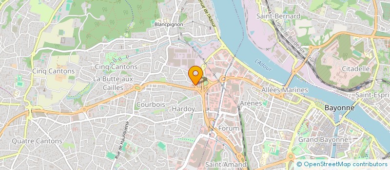 localisation de l'entreprise SPLASH  ANGLET