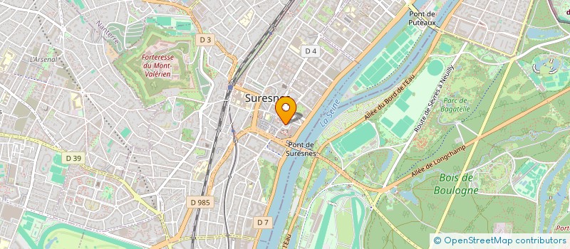 localisation de l'entreprise SPLASH à SURESNES