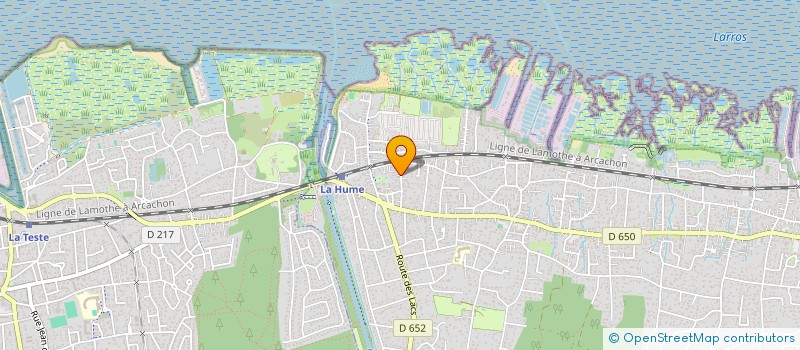 localisation de l'entreprise SPLASH SYNC  GUJAN-MESTRAS