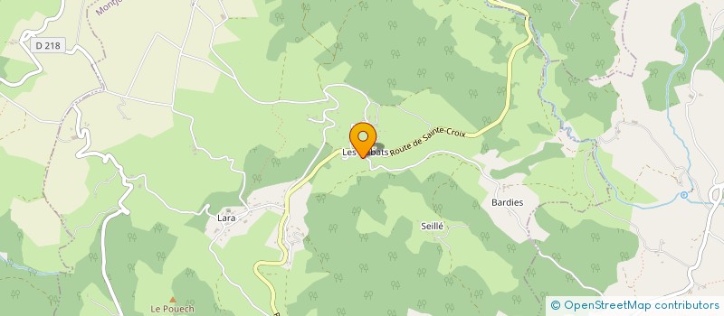 localisation de l'entreprise SPLE à MONTJOIE-EN-COUSERANS