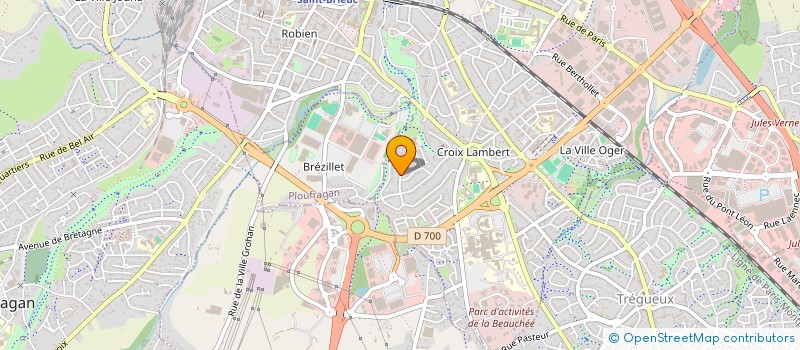 localisation de l'entreprise SPLEESANCE PRODUCTION à SAINT-BRIEUC