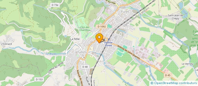 localisation de l'entreprise SPLENDIDE  TULLINS