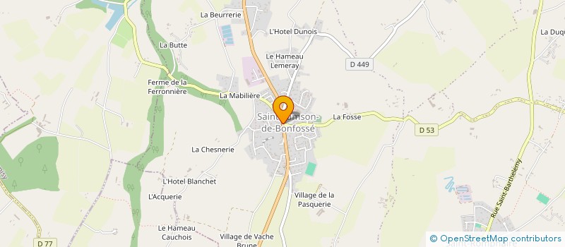 localisation de l'entreprise SPLG  BOURGVALLEES