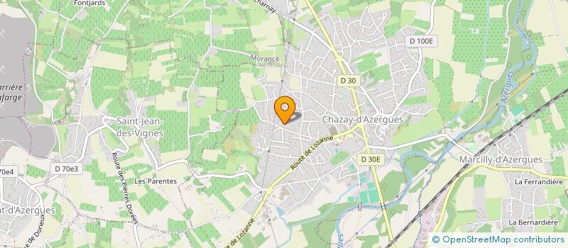 localisation de l'entreprise SPLIDANE  CHAZAY-D'AZERGUES