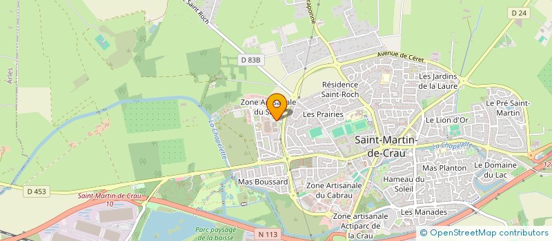 localisation de l'entreprise SPLIFT à SAINT-MARTIN-DE-CRAU
