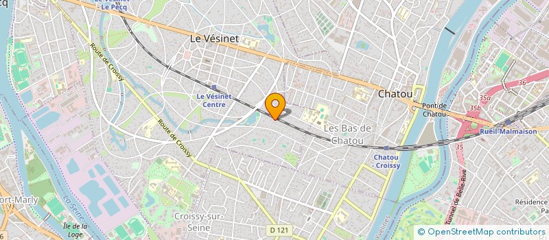 localisation de l'entreprise SPLITIMMO  LE VESINET