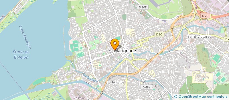 localisation de l'entreprise SPLR à MARIGNANE