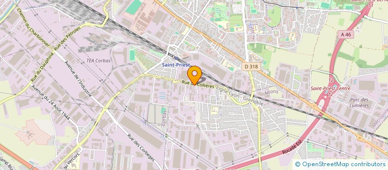 localisation de l'entreprise SPLT  MIONS