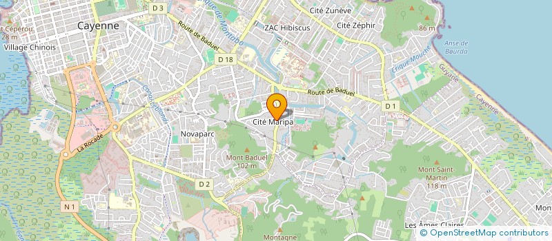 localisation de l'entreprise SPLYMMO  CAYENNE