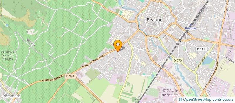 localisation de l'entreprise SPM 21 à BEAUNE